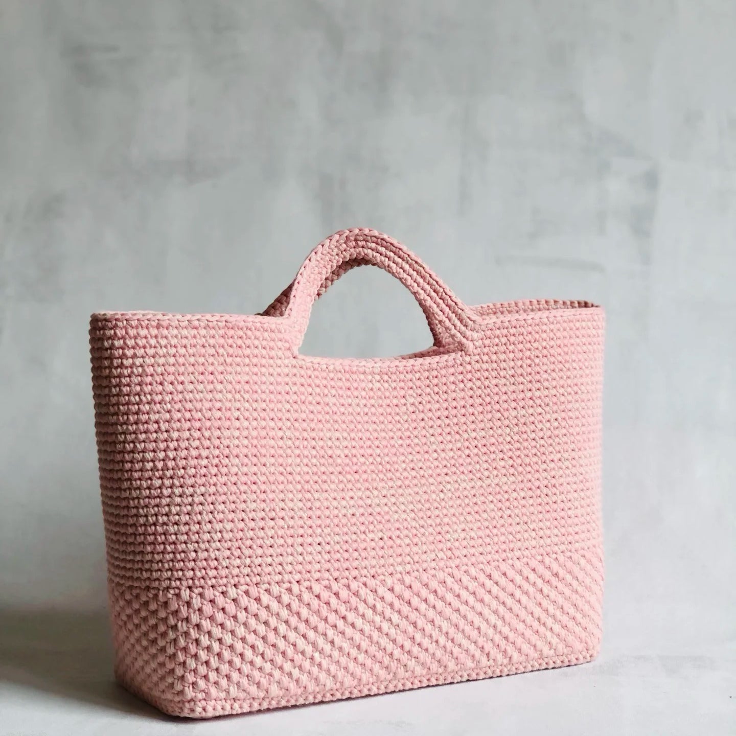 【$139.99 Pink woven tote bag Free Shipping]-For Big Bag