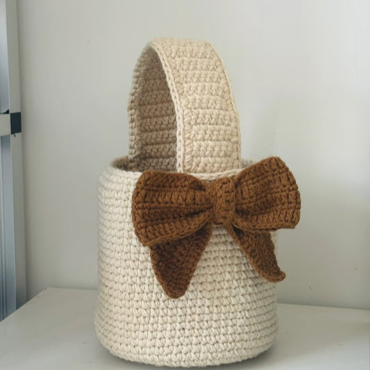 Crochet Butterfly Tote Bag