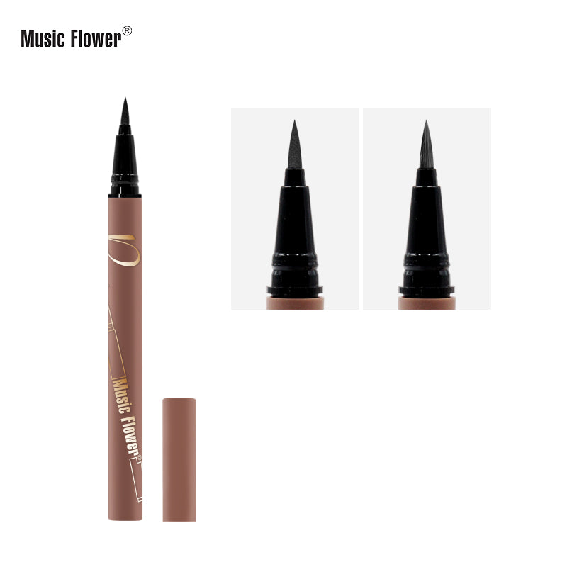 Music Flower  Waterproof Long lasting Smudgeproof Fast Dry Press Eyeliner Pencil